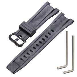 MCXGL Resin Replacement Strap Compatible with Casio Gshock GST-210 GST-W110 GST-W100 GST-S110 GST-S100 GST-B100 GST-S300 Watch Strap, Created Quartz