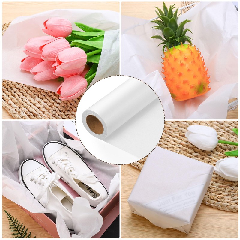 Tracing Paper Roll 17in x 25yd, White Trace Paper Pattern
