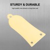 3-Hole Metal Truss Rod Cover Triangle Shape Gold Guitar Replacement