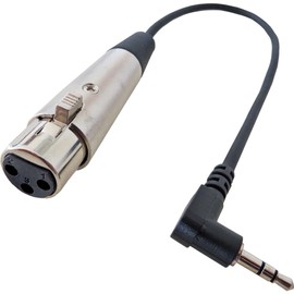 Keepdrum – 025XJ Audio Cable 0.3 m XLR Female – 3.5 mm Mini Jack for Cameras