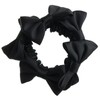 Vingtaine H-540-BK Petite Ribbon, Hair Accessory, Mini Scrunchies, Black