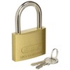 ABUS 35107 Brass Padlock with Keys 30mm Modern