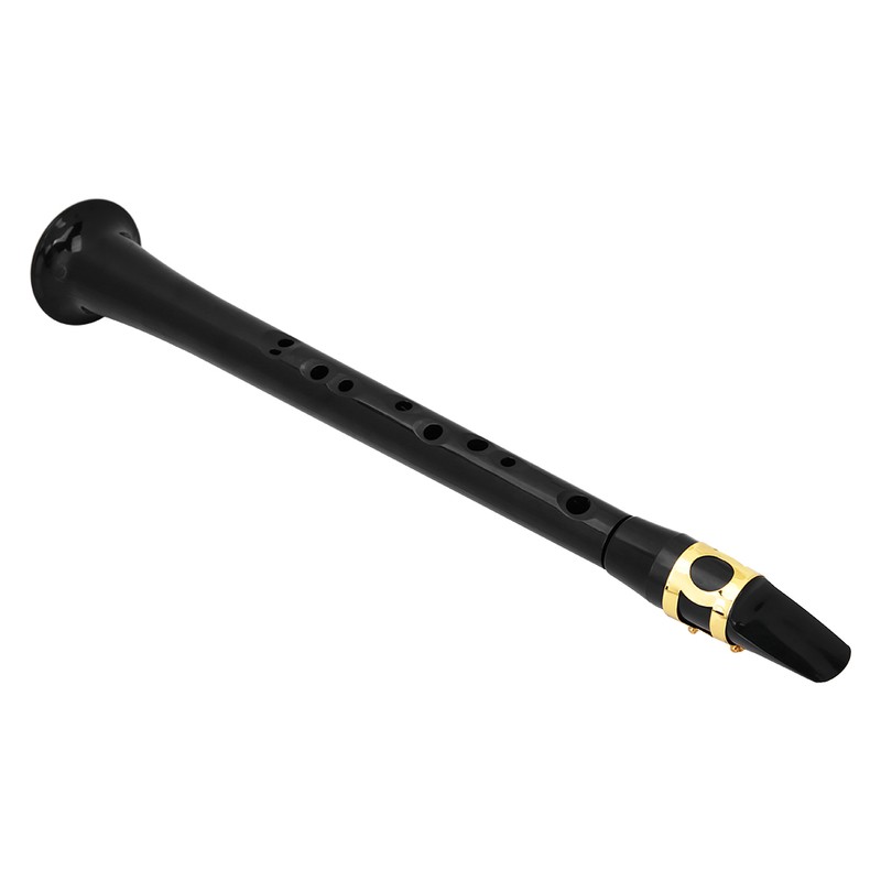 Portable Pocket Saxophone Practice Sax with Reed Bag Woodwind Instrument