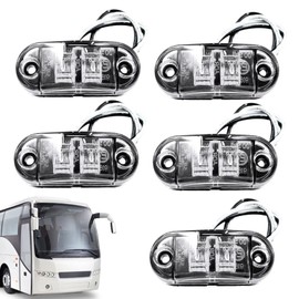 Trailer Side Marker Lights | 12V- 24V Truck Side Marker Lights, Ultra Bright Waterproof Marker Lights For Trucks, Camper Trucks, Boat, Car, Pickup Bus