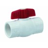 White Threaded Ball Valve 1-1/4"