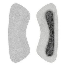 Bama Heel Grip Shoe Insoles - Leather Heel Holder Shoe Inner Soles for Protection of Pressure Points Leather Inserts to Prevent Slipping for Adults 1 Pair