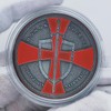 Knights Templar Motivational Challenge Coins Christian Red Cross Religious Collection