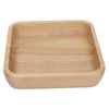 Wood Salad Bowl Square Thicked Simple Food Rice Salad Bowl