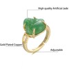 HMOOY Buddha Ring, 18 Carat Gold-Plated Happy Laughing Buddha Ring,