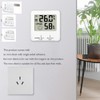 Digital Hygrometer Indoor Thermometer Humidity Temperature Gauge Meter Room Thermometer
