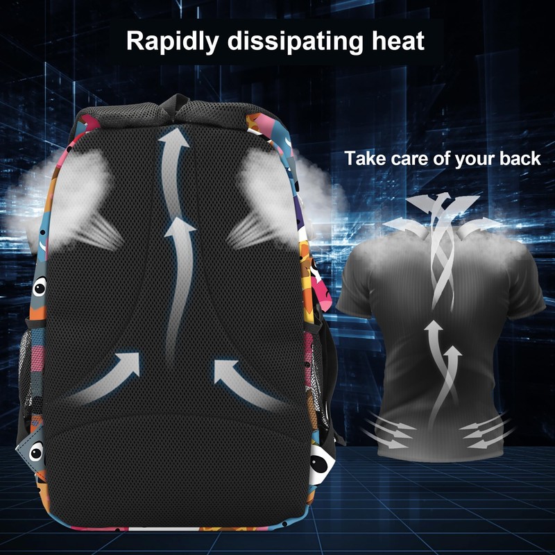 rickyh style Lightweight Elementary Durable Backpack Student Kids Waterproof Backpack