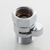 Kabter Brass Shower Flow Control Valve Shut Off Switch,Polished Chrome