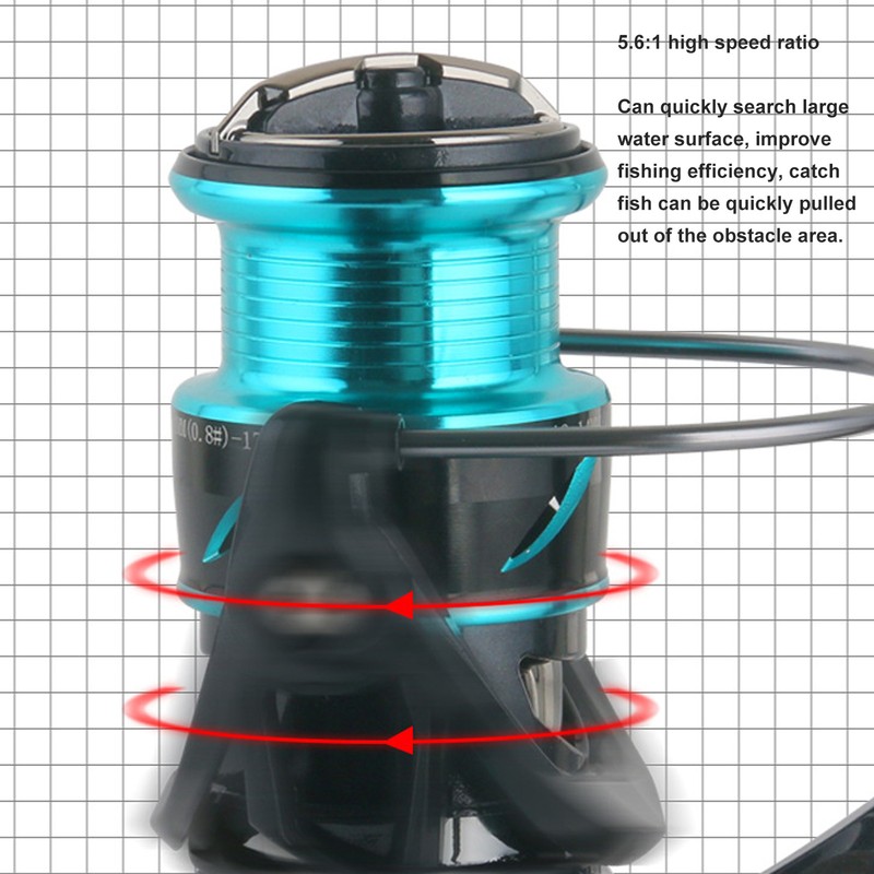 Fishing Reels All Metal Lightweight Compact Shallow Cup Diagonal Mouth