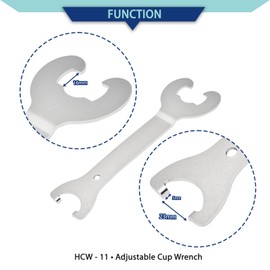 Ziyuan Slotted Bottom Bracket Adjustable Cup Wrench/bottom bracket wrench/bicycle bottom bracket tool/adjustable cup-shaped wrench -16mm