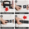 WADY 2-in-1 Travel Belt for Luggage Straps Bungees Luggage Strap