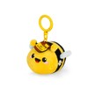 Legami - Super Soft! Bee-Themed Keychain, Plush Keychain, Pendant with