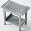 Waterproof Shower Stool for Inside Shower,Heavy Duty Bench for Shower,