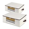 iwill CREATE PRO 2-Pack 65x45x23cm Cotton Canvas Storage Bags with