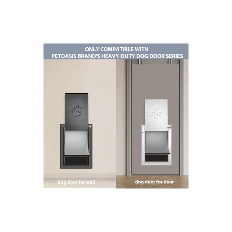 Petoasis Dog Door Parts Replace Old Dog Door Flap for