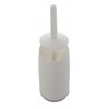 CleanPEAK Toilet Brush with Holder, Replacement Head, Hand Guard and