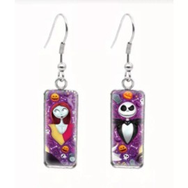 None NEW! Nightmare Before Christmas Jack and Sally Dangle Earrings Adorbs!!