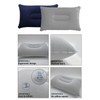 Pack of 2 Inflatable Camping Cushions, Ergonomic Travel Pillow, Inflatable,
