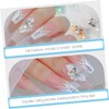 27Pcs Nail Decorations Flower Pearl Charms for Nail Art Easy