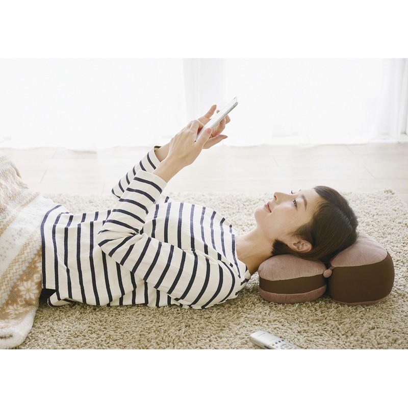 Cogit Resting TV Cushion, Brown, Width 11.8 inches (30 cm),