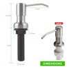 Soap Dispenser for Kitchen Sink, Sink Soap Dispenser with Longer