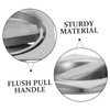 OSALADI Fire Door Handle Flat Stainless Steel Flush Pull Cabinet