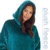 WS-AW24 Ladies Oversized Blanket Hoodie Kangaroo Pocket Hooded Wearable Blanket
