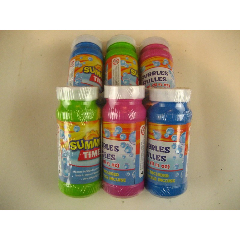 Summer Time 6 Pack Link 4 oz Summer Time Bubble