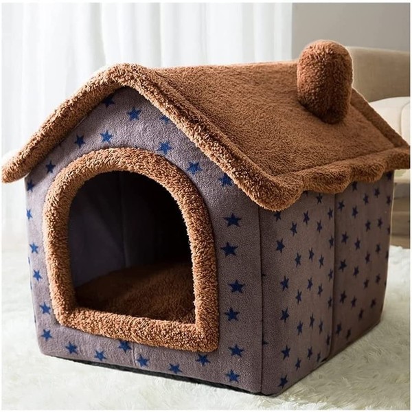 Linghe Fun Cat House Cat Nest Fully Enclosed Comfortable Warm