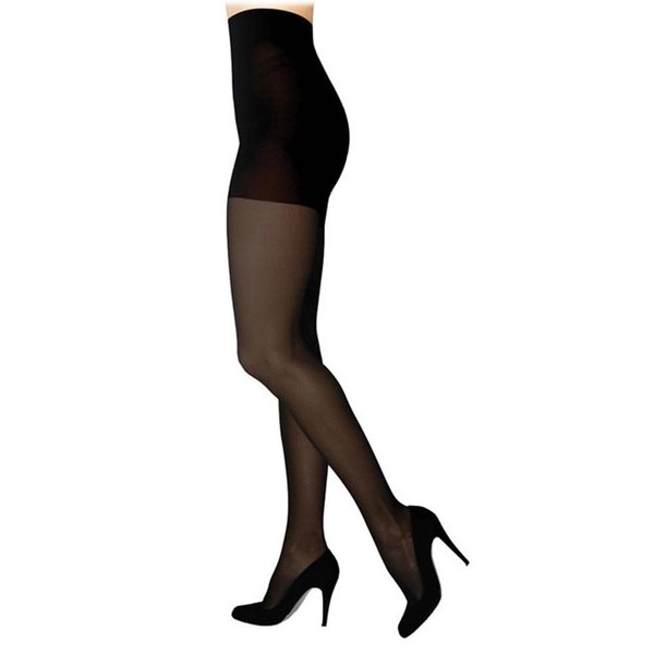 Sigvaris Women’s Style Soft Opaque 840 Closed Toe Maternity Pantyhose 20-30mmHg - Black - Medium Long