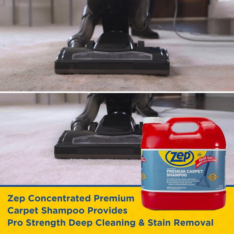 Zep Premium Carpet Shampoo - 2.5 Gal (Case of 2)