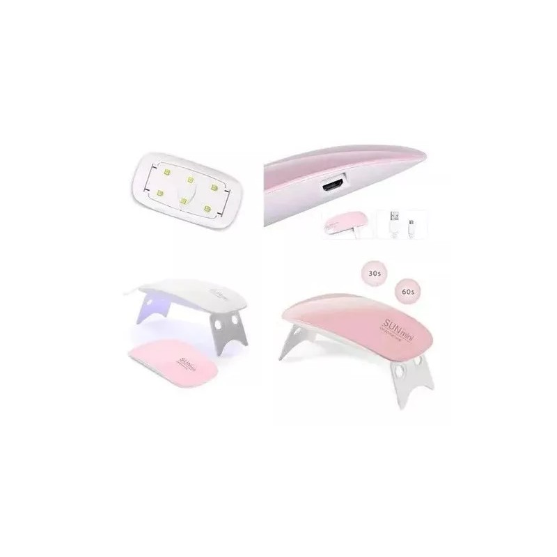 DGEA-Store Lampara Led Usb Sun Mini Portatil Uñas Gelish Esmalte