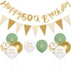 Women 50th Birthday Decorations Sage Green 50th Birthday Decorations Women