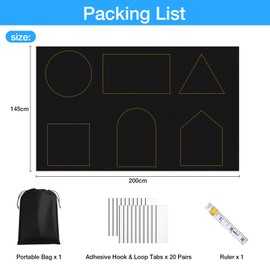 BOKFJBP Blackout Blinds, 79" x 57" Portable Blackout Curtains, 100% Blackout Window Covering, Blinds for Windows Blackout Window Shades for Bedroom Film Kids Baby Nursery