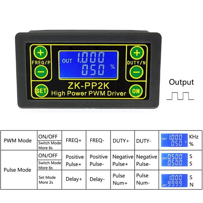 Cycle Delay Drive Module, Motor Speed Controller Zk-pp2k Adjustable Dual