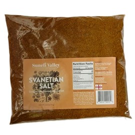 Suneli Valley Saffron-Infused Svanetian Salt | Bulk 1kg (2.2 lbs) | Premium Georgian Seasoning | Gourmet Herbal Salt for Chefs & Restaurants
