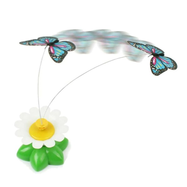 Unbranded Pet Cat Puppy Electric Toys Teaser Interactive Cats Rotating
