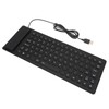 Foldable Silicone Keyboard 85 Keys Foldable Design Silent Wired Waterproof