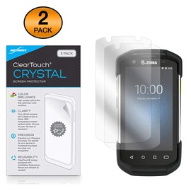 BoxWave Screen Protector Compatible with Zebra TC77 - ClearTouch Crystal (2-Pack), HD Film Skin - Shields from Scratches for Zebra TC77