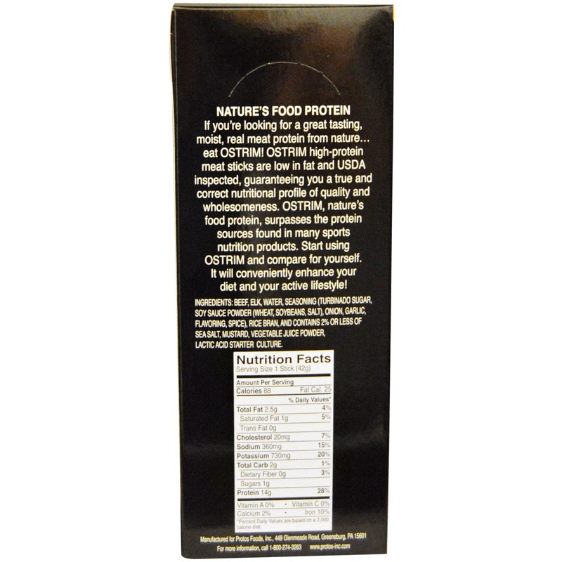 Ostrim Ostrim High Protein Beef & Elk Snack Stick -