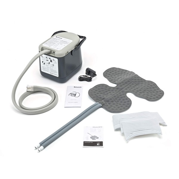 Ossur Cold Rush Compact Therapy Machine System with Large Shoulder Pad- Ergonomic, Adjustable Wrap Pad Included- Quiet, Lightweight and Strong Cryotherapy Freeze Kit Pump