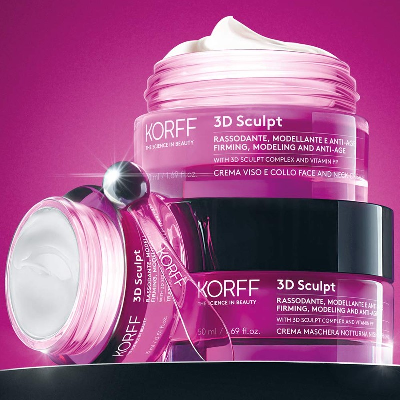 Korff 3D Sculpt Lip Balm Texture Cream Invigorating Volume Anti-Age