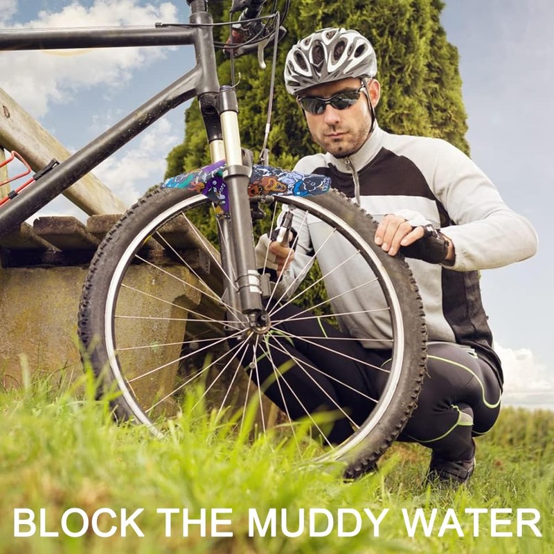SWZY 2pcs Mountian Bike Mud Flap,MTB Mud Guard Front and