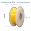 Likesilk PLA Silk Filament 1.75mm Clog-Free Shiny 3D Printer Filament,