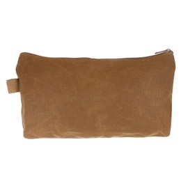 sourcing map Tool Pouch Bag 31cm x 6cm x 17cm Oxford Waterproof Zippered Tool Bags Pouches Small Tool Bags Tote Storage Organizers Socket Canvas Bags with Zipper for Tools, Khaki