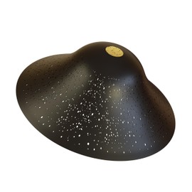 Etched Starry Star Replacement Metal Shade for Medium Base Socket Torchiere Lamp, Swag Lamp, Pendant and Island Fixture, 11.8" Diameter x 4.72" High, 1-5/8" Fitter